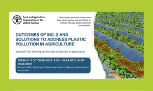 FAO and INC-2: the role of plastics used in agriculture